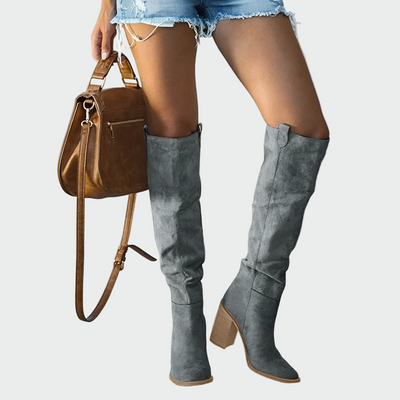 Karen - Leather Orthopaedic Knee-High Boots