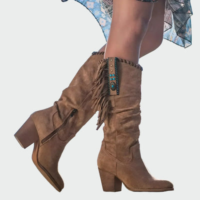 Heather - Comfortable Leather Ankle Boots