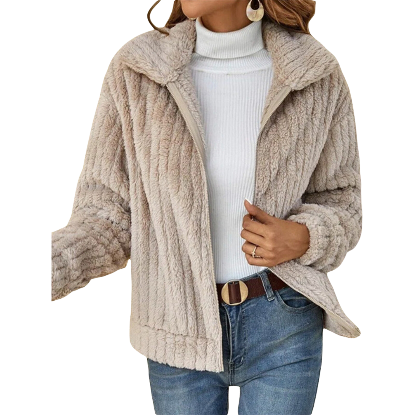 Barbara - Comfy Winter Fleece Jacket