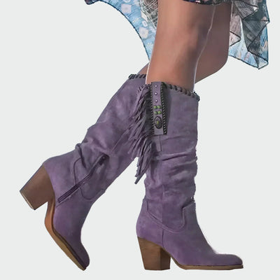 Heather - Comfortable Leather Ankle Boots