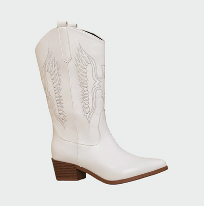Wendy - Leather Western Cowboy Boots