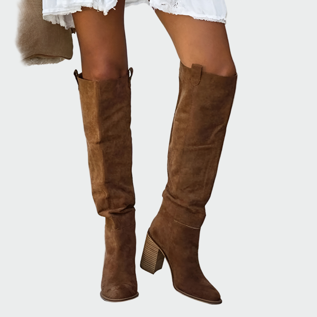 Karen - Leather Orthopaedic Knee-High Boots
