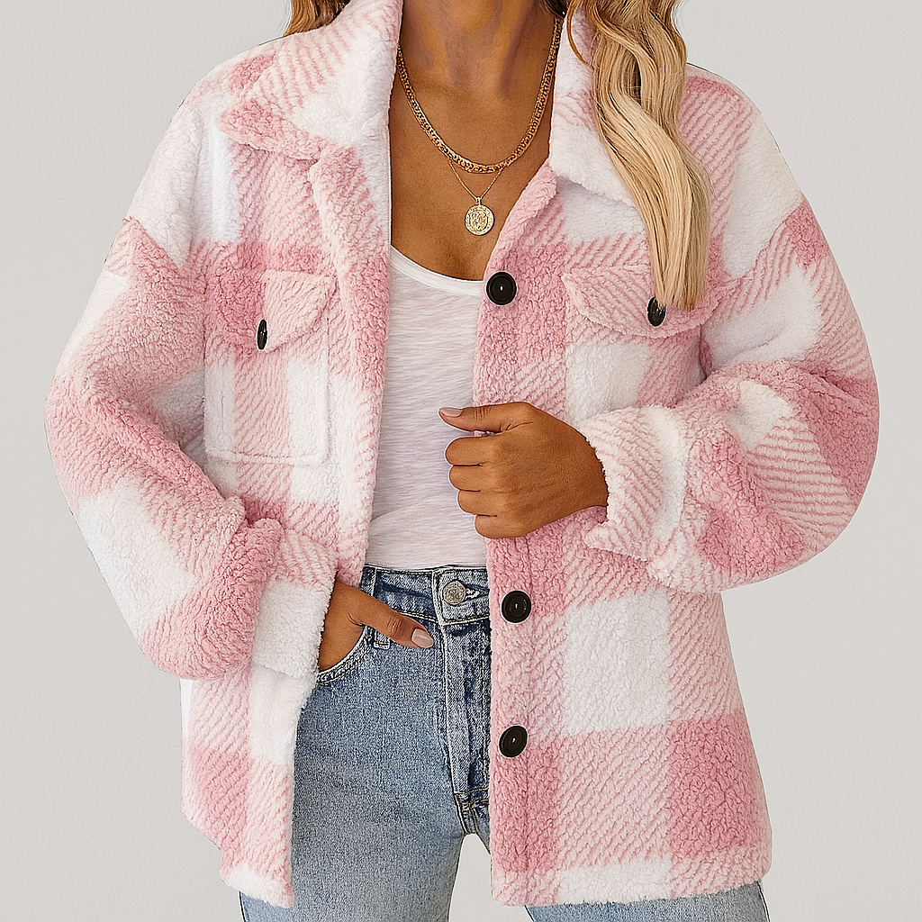 Isabella - Blush Cozy Jacket
