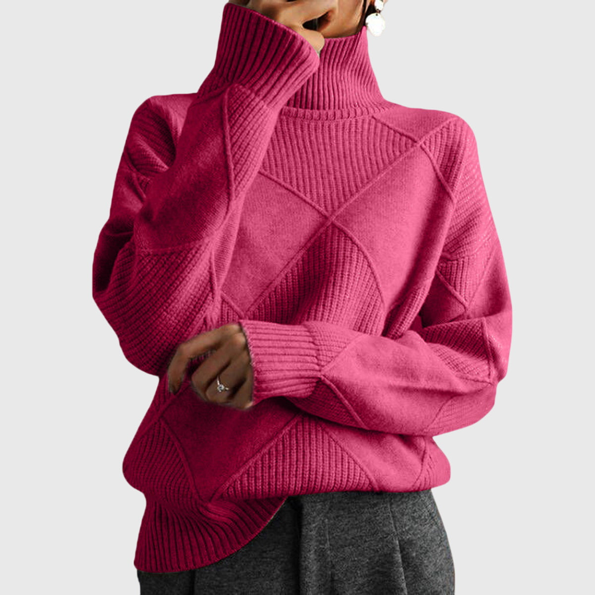 Angela - Turtleneck Jumper