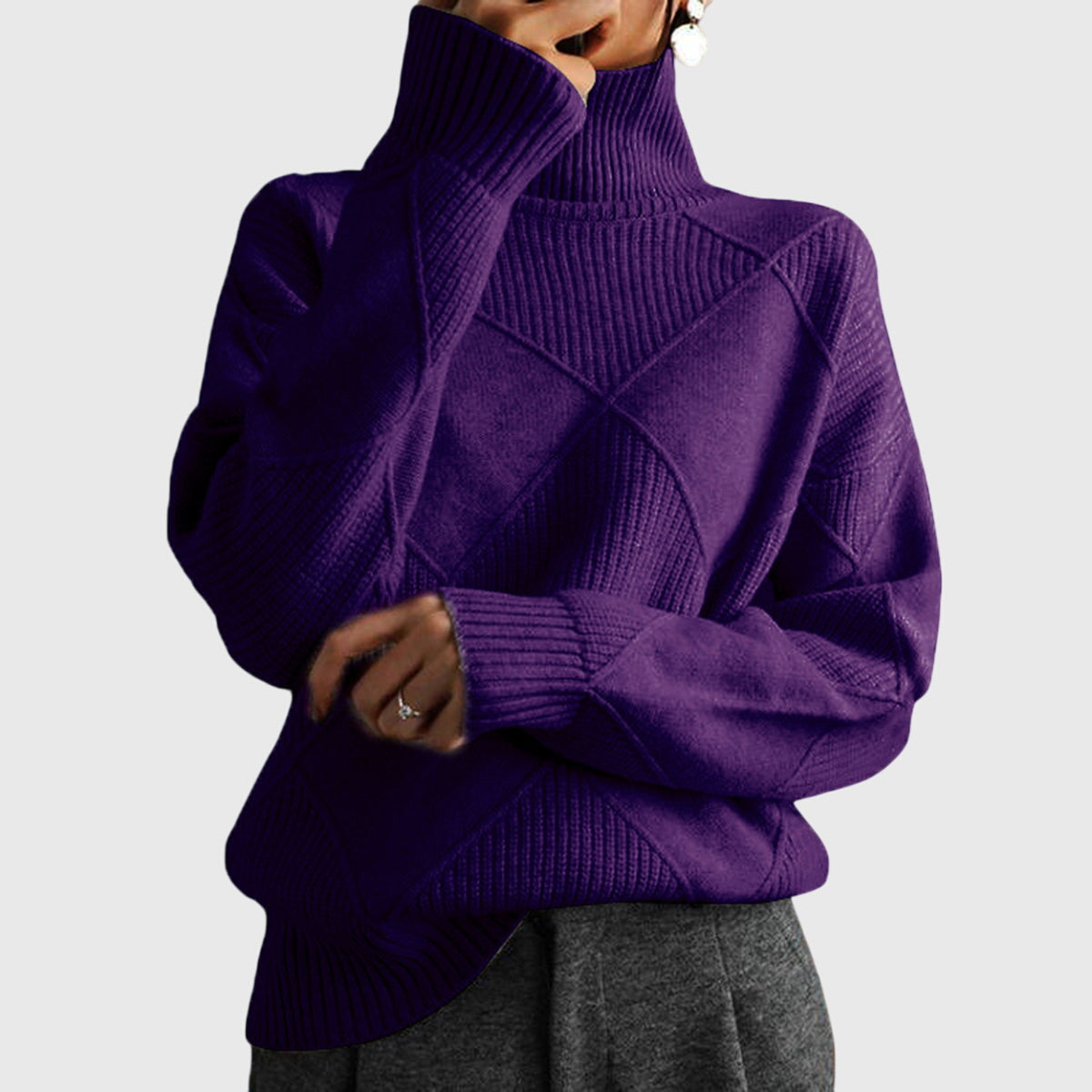 Angela - Turtleneck Jumper
