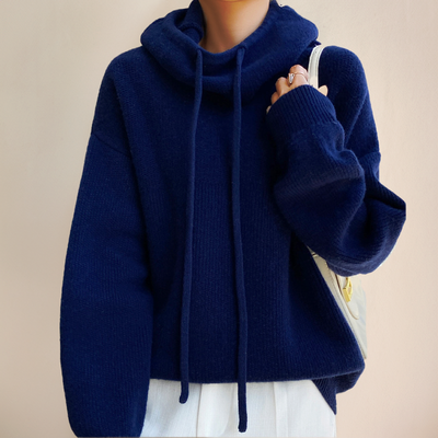 Cloe - Roll Neck Jumper in Fine Merino Wool